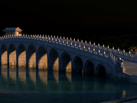 Ancient palace 3D Model