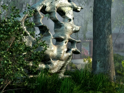 Alter Palast 3D Modell