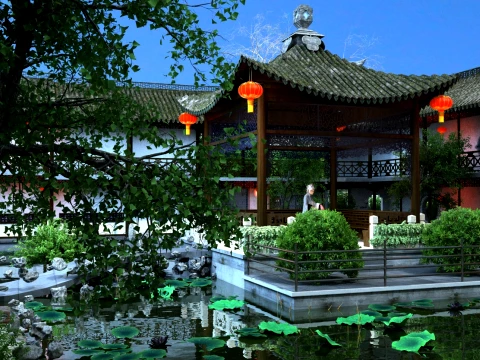 Ancient palace 3D Model