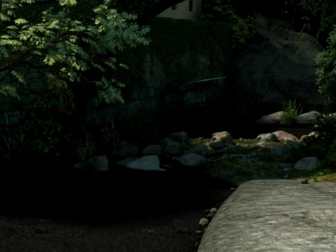 Tempel 3D Modell