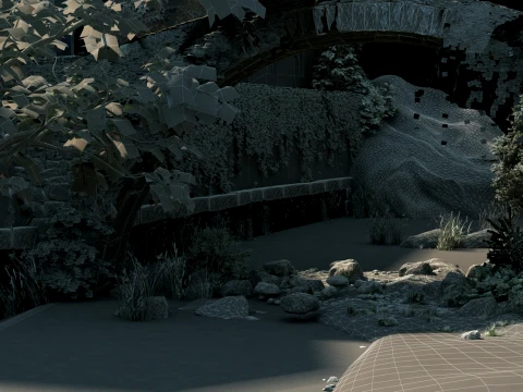 Temple 3D Model