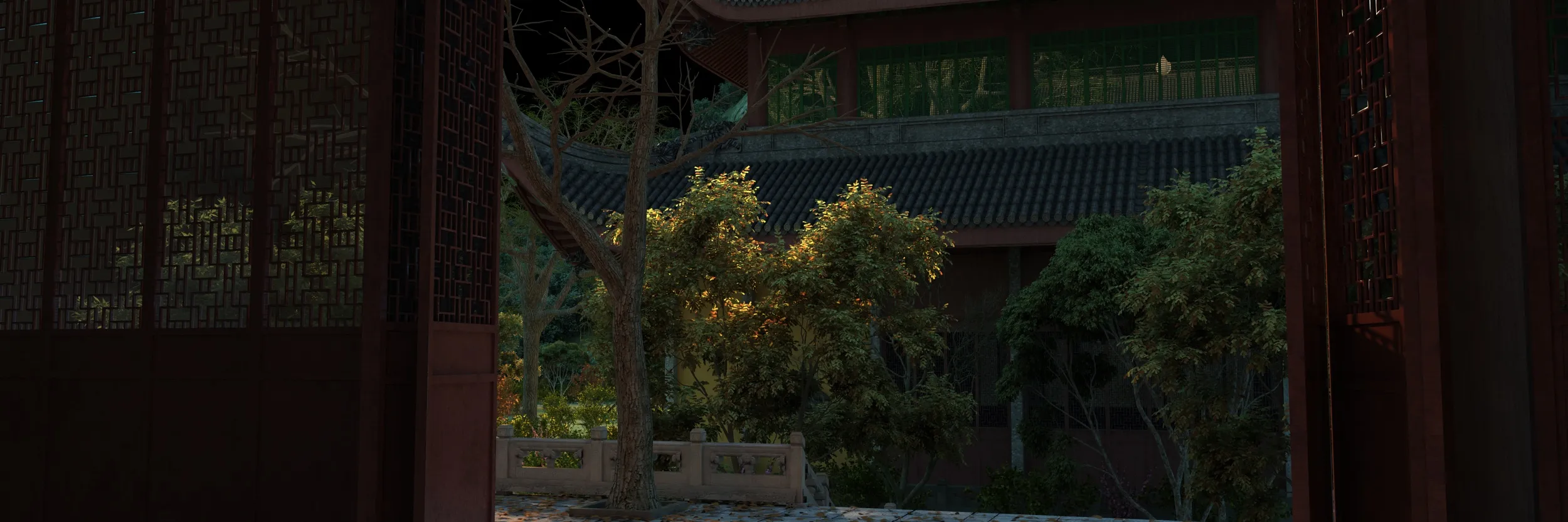 Temple 3D Model .c4d .max .obj .3ds .fbx .stl .blend