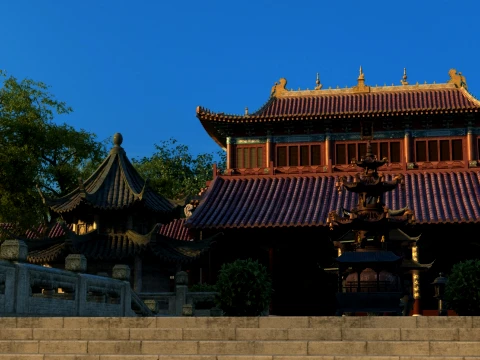 Temple 3D Model