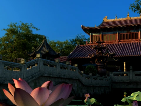 Temple 3D Model
