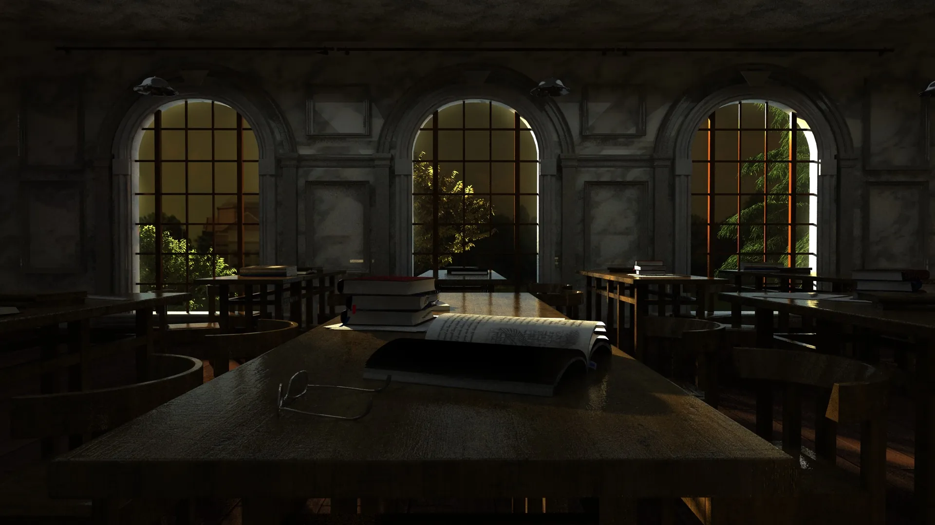 Church 3D Model .c4d .max .obj .3ds .fbx .stl .blend