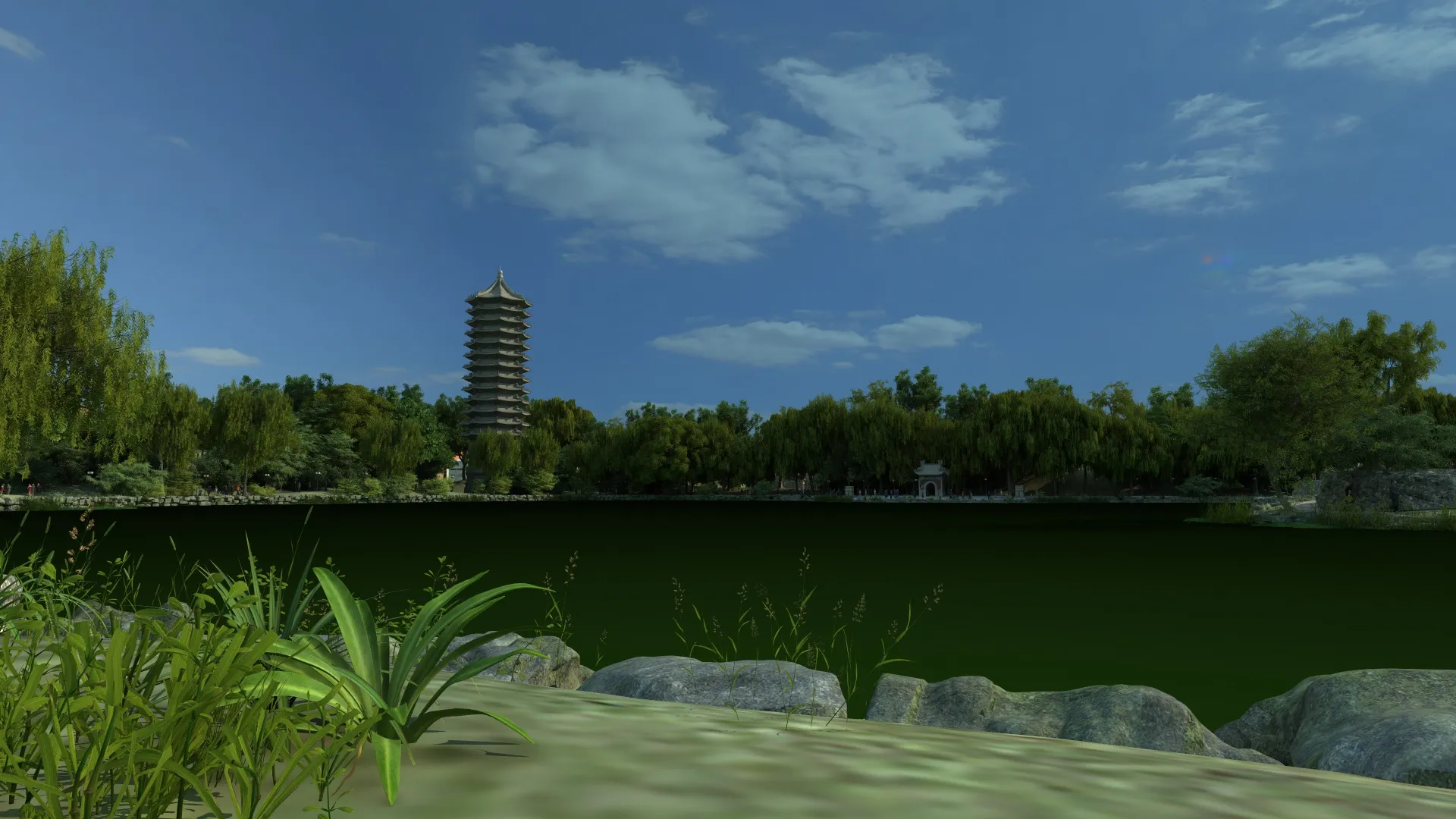Garden 3D Model .c4d .max .obj .3ds .fbx .stl .blend 