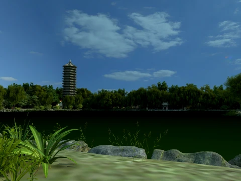 Garden 3D Model