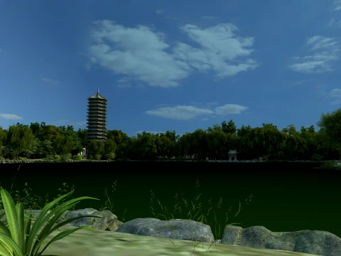 Garden 3D Model