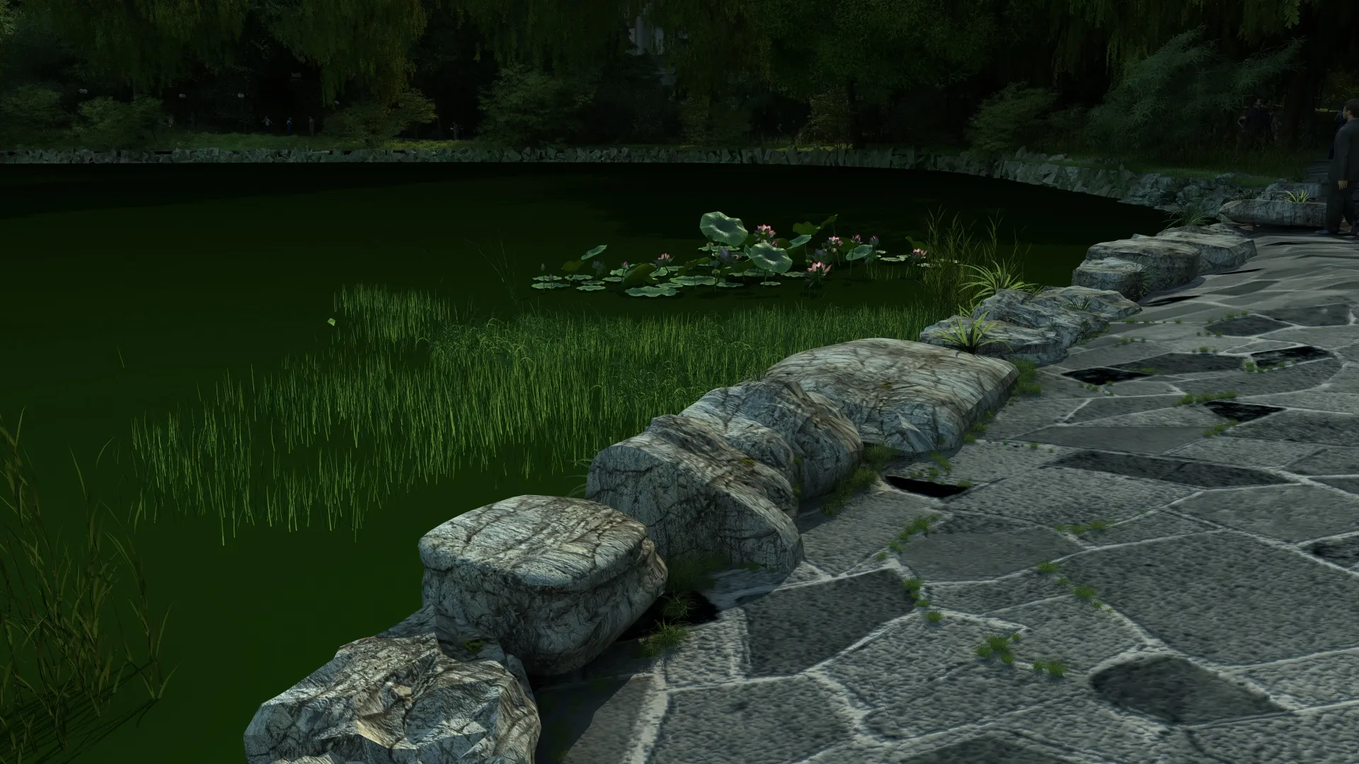 Garden 3D Model .c4d .max .obj .3ds .fbx .stl .blend 