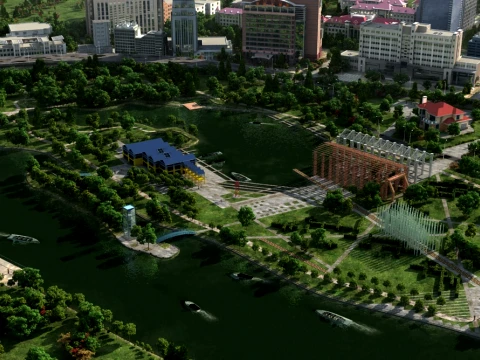 Urban architecture 3D Model