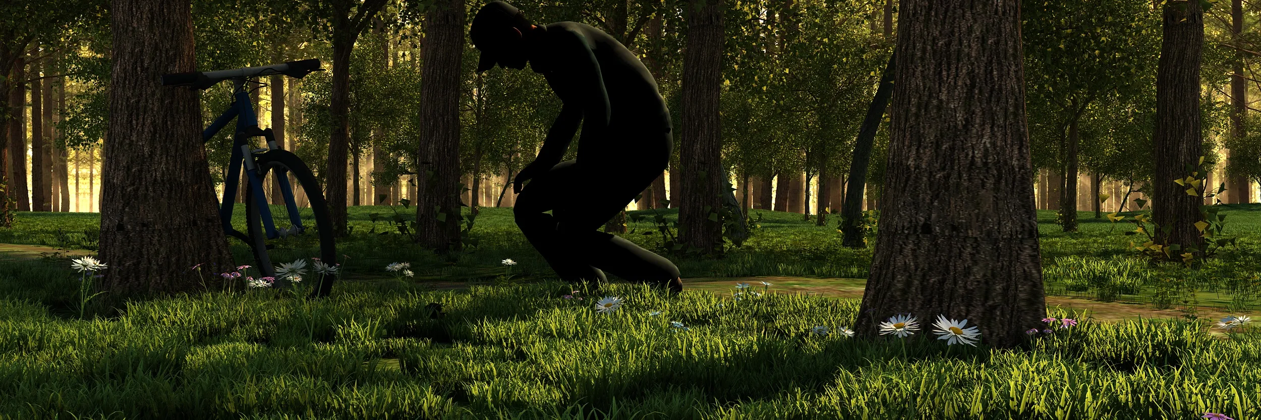 Park 3D Model .c4d .max .obj .3ds .fbx .stl .blend 