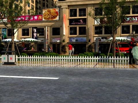 City street 3D Model