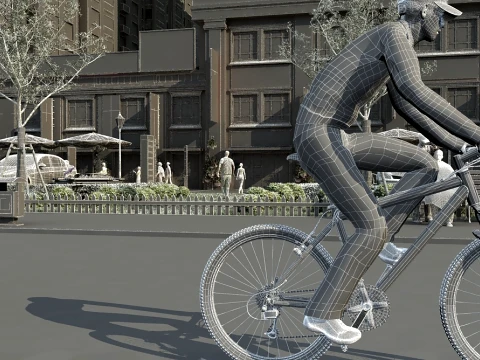 City street 3D Model