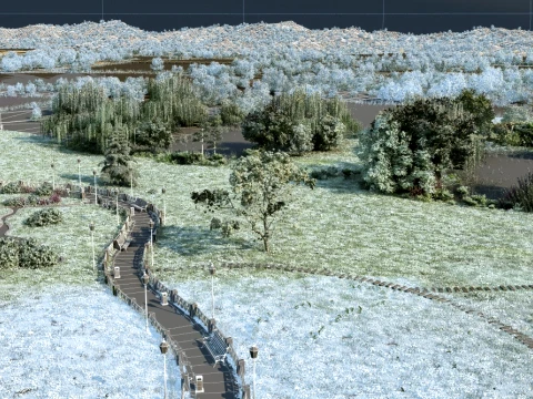 Park 3D Model