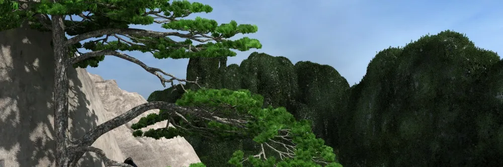 Huangshan 3D Model .c4d .max .obj .3ds .fbx .stl .blend 