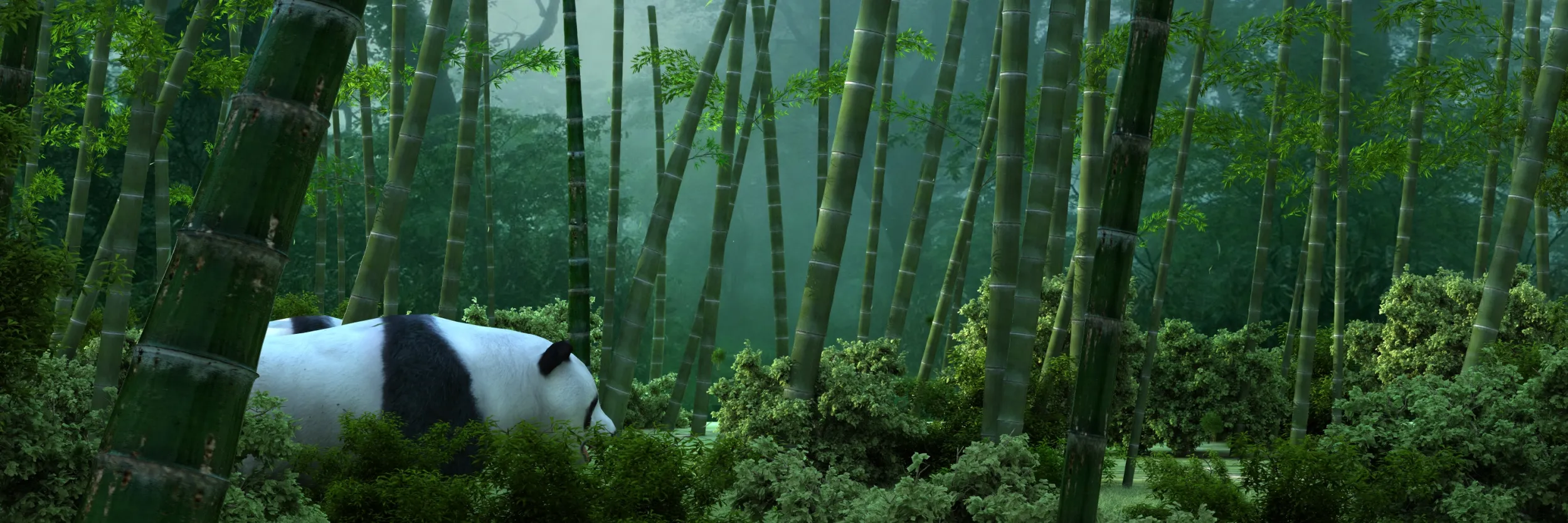 Panda Reserve 3D Model .c4d .max .obj .3ds .fbx .stl .blend 