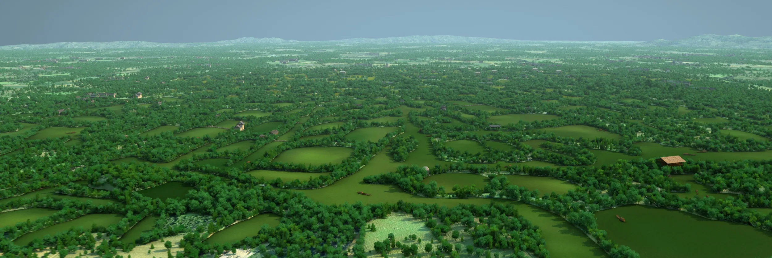 Wetland 3D Model .c4d .max .obj .3ds .fbx .stl .blend 