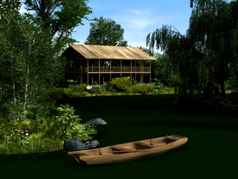 公園 3Dモデル