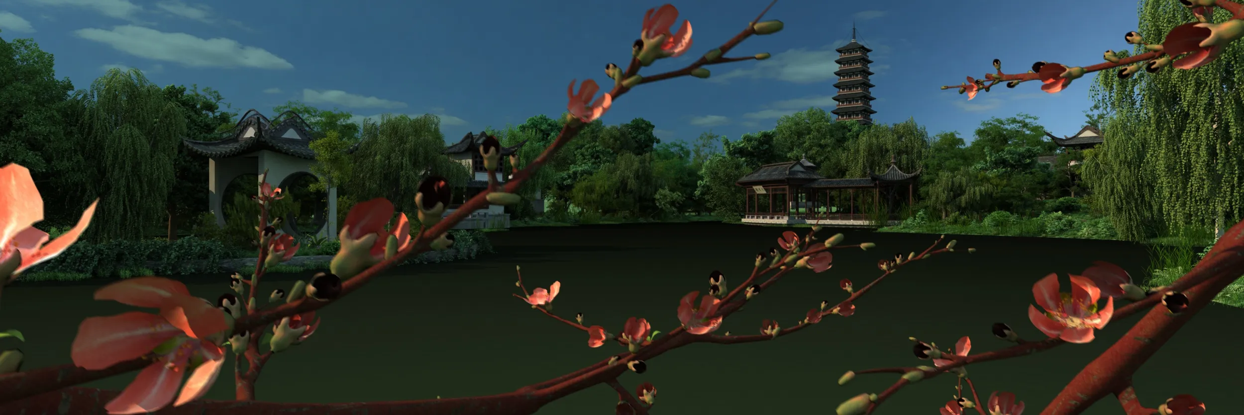 Park 3D Model .c4d .max .obj .3ds .fbx .stl .blend