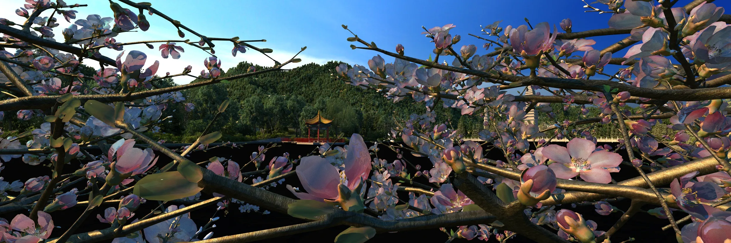 Cangshan Mountain 3D Model .c4d .max .obj .3ds .fbx .stl .blend 