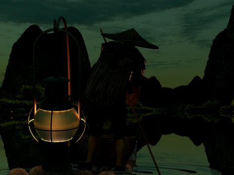 Li River 3D Model