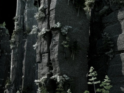 Stone Forest 3D Model