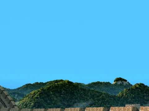 万里の長城 3Dモデル