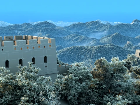 The Great Wall 3D Model