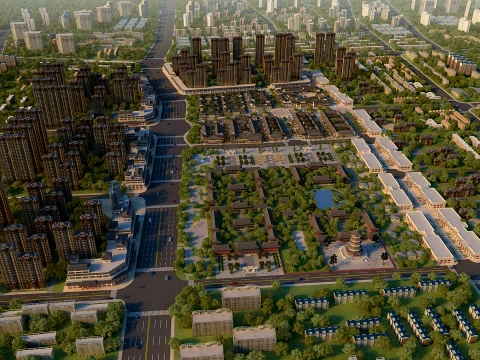 Urban architecture 3D Model