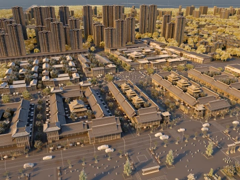 Urban architecture 3D Model