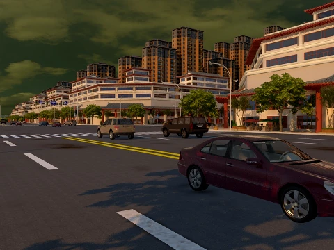 Urban architecture 3D Model