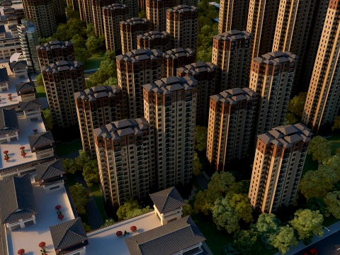 Urban architecture 3D Model