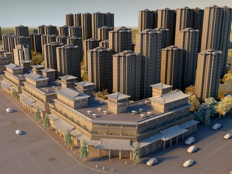 Urban architecture 3D Model