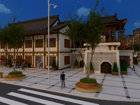 Urban architecture 3D Model