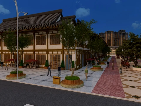 Urban architecture 3D Model