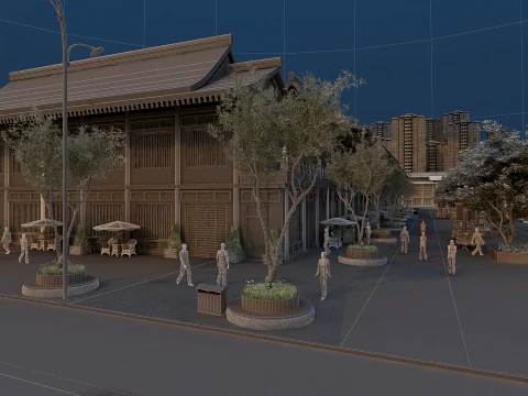 Urban architecture 3D Model
