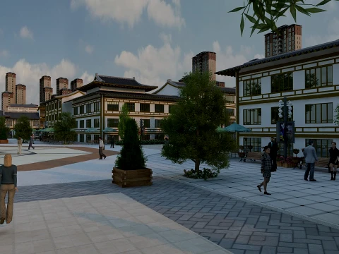 Urban architecture 3D Model