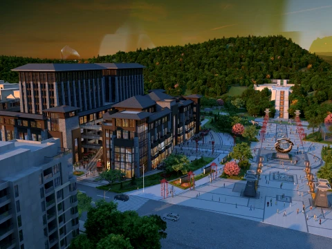 Urban architecture 3D Model