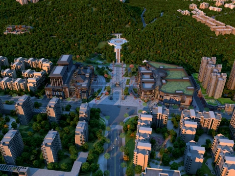 Urban architecture 3D Model
