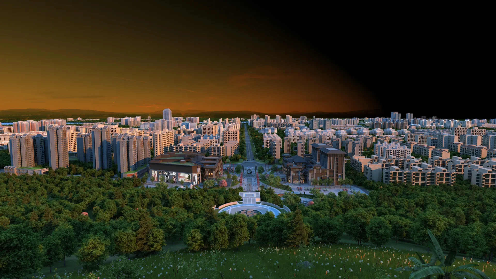 Urban architecture 3D Model .c4d .max .obj .3ds .fbx .stl .blend