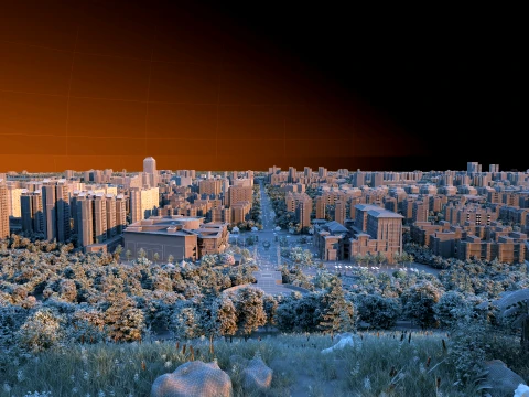 Urban architecture 3D Model