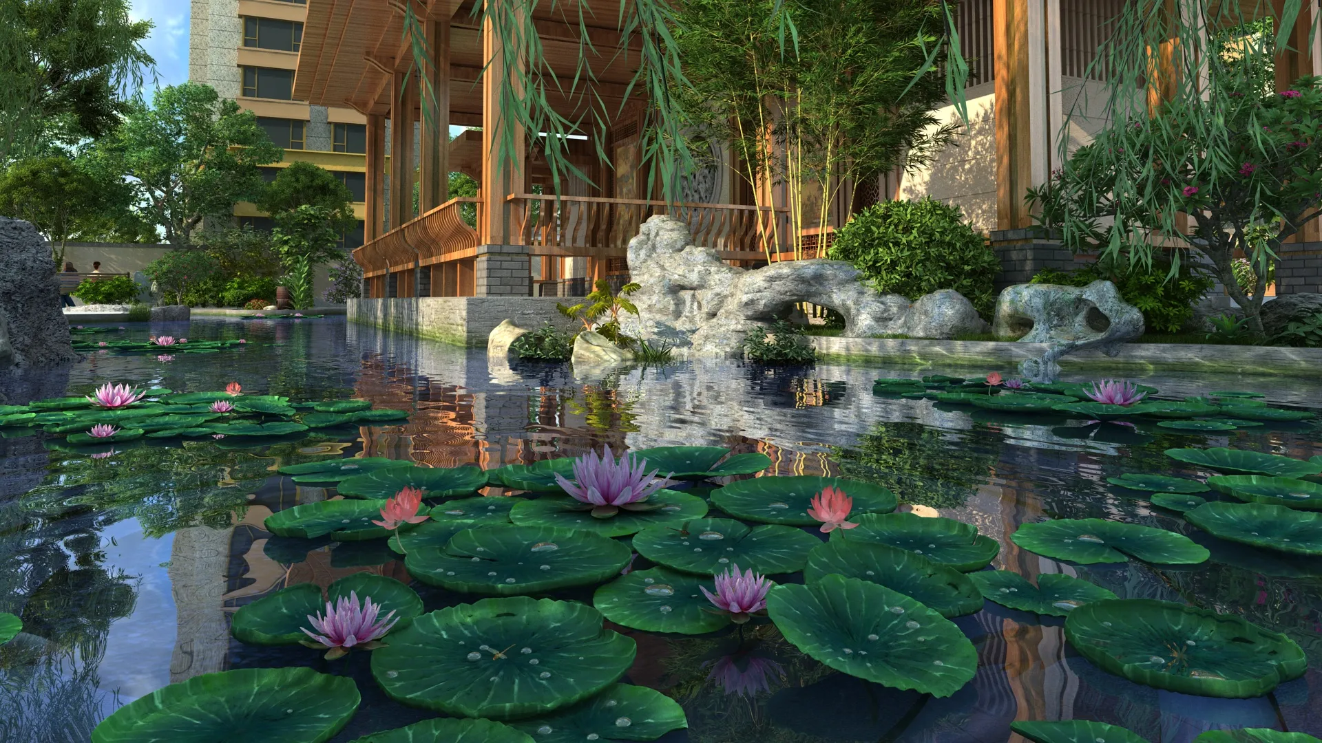 Urban architecture 3D Model .c4d .max .obj .3ds .fbx .stl .blend 