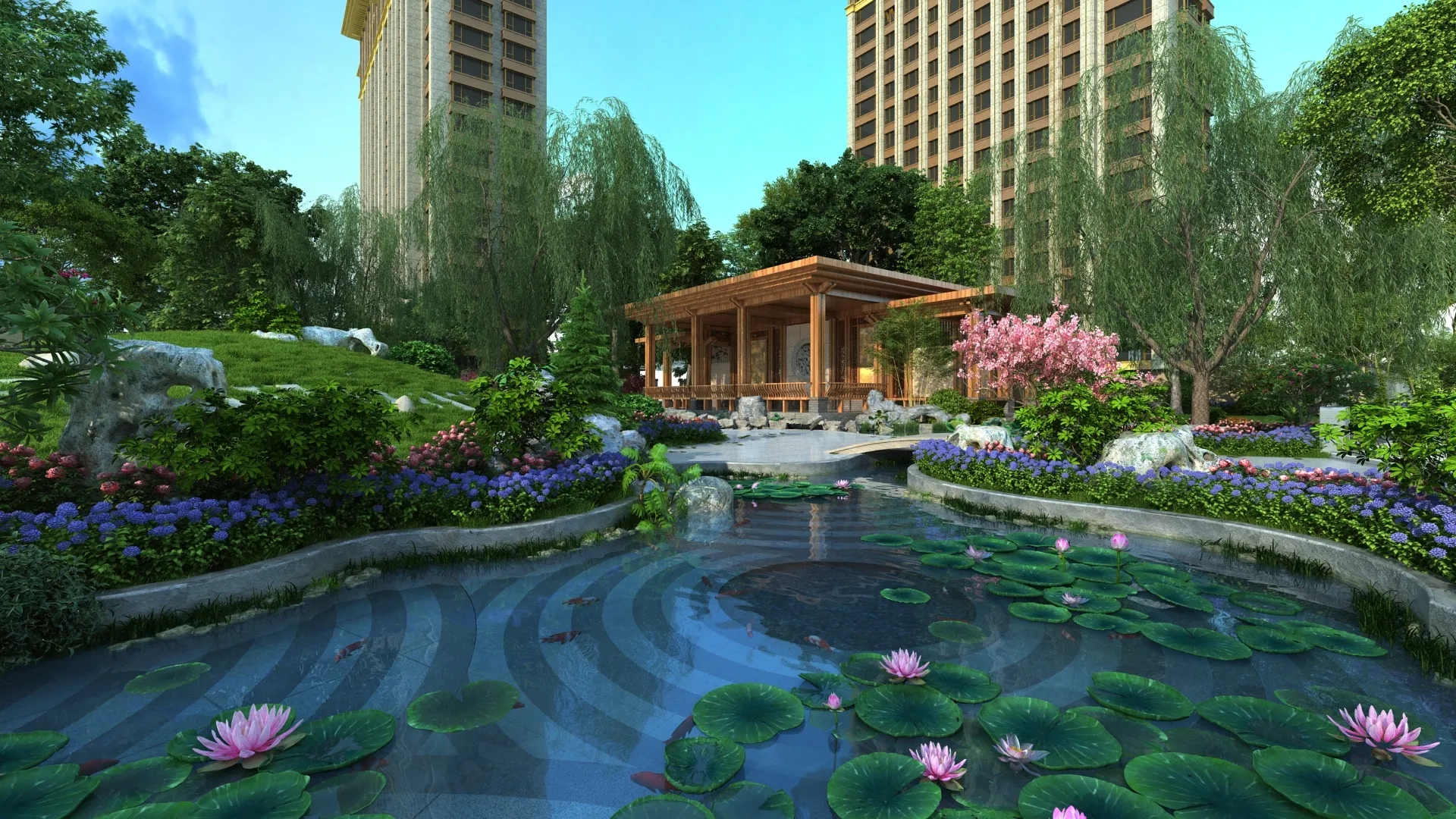 Urban architecture 3D Model .c4d .max .obj .3ds .fbx .stl .blend 