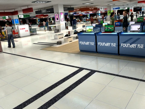 Mall 3D Model