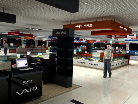 Mall 3D Model