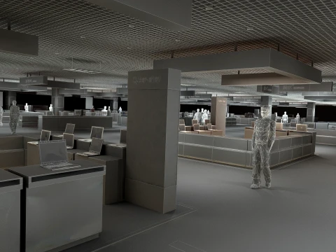 Mall 3D Model