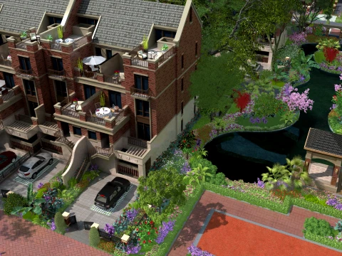 Urban architecture 3D Model