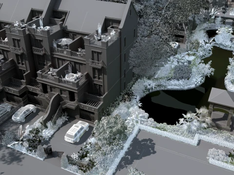 Urban architecture 3D Model