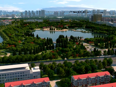 City park 3D Model