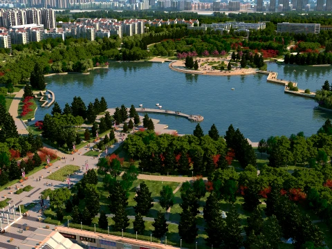 City park 3D Model